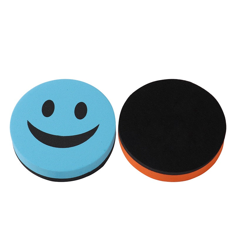 Smiley Face Design Magnetic Whiteboard Eraser