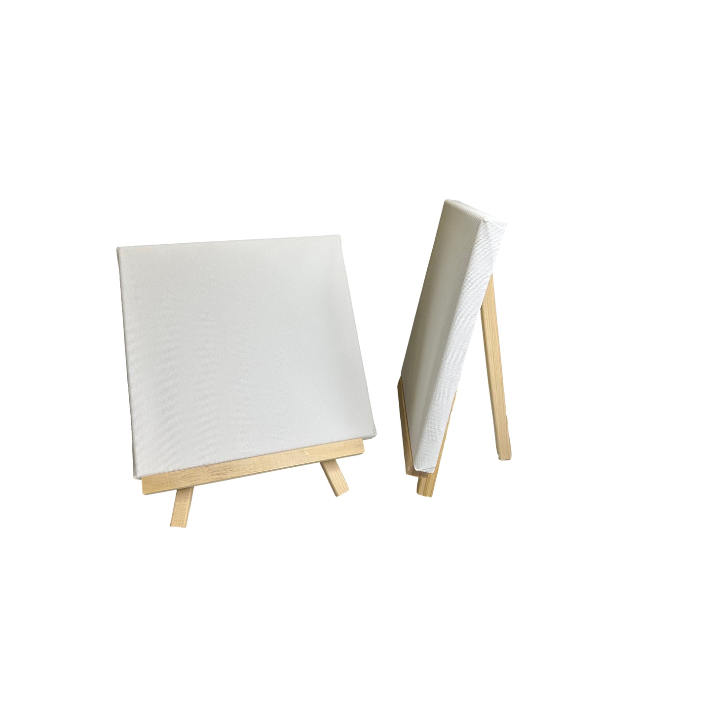 20x20cm Canvas and Wooden Easel Set