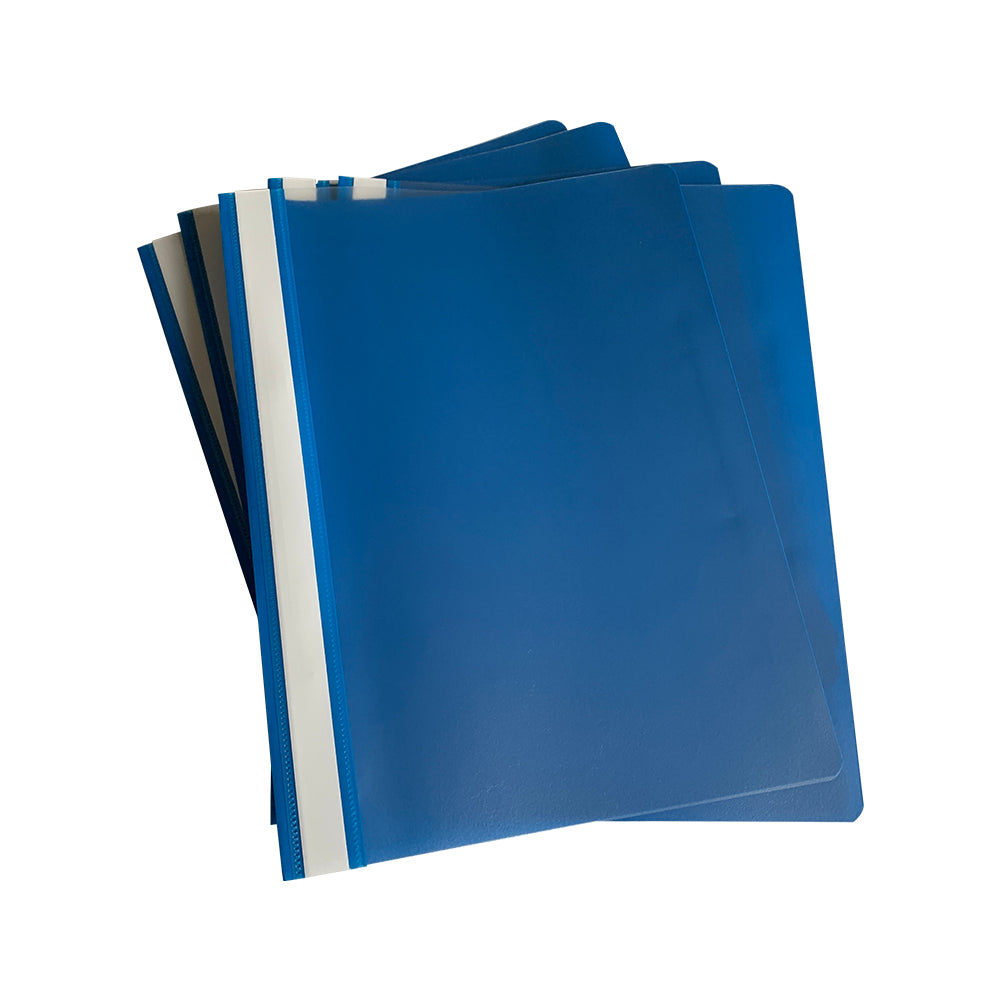 Pack of 12 Blue A4 Project Folders by Janrax