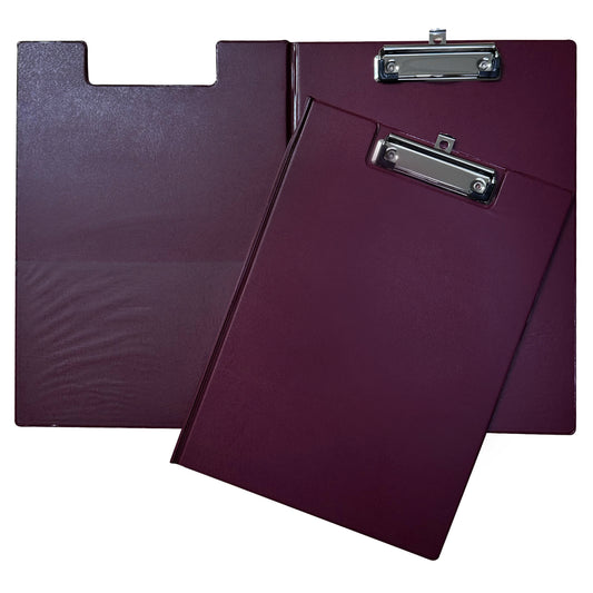 Janrax A4 Burgundy Foldover Clipboard