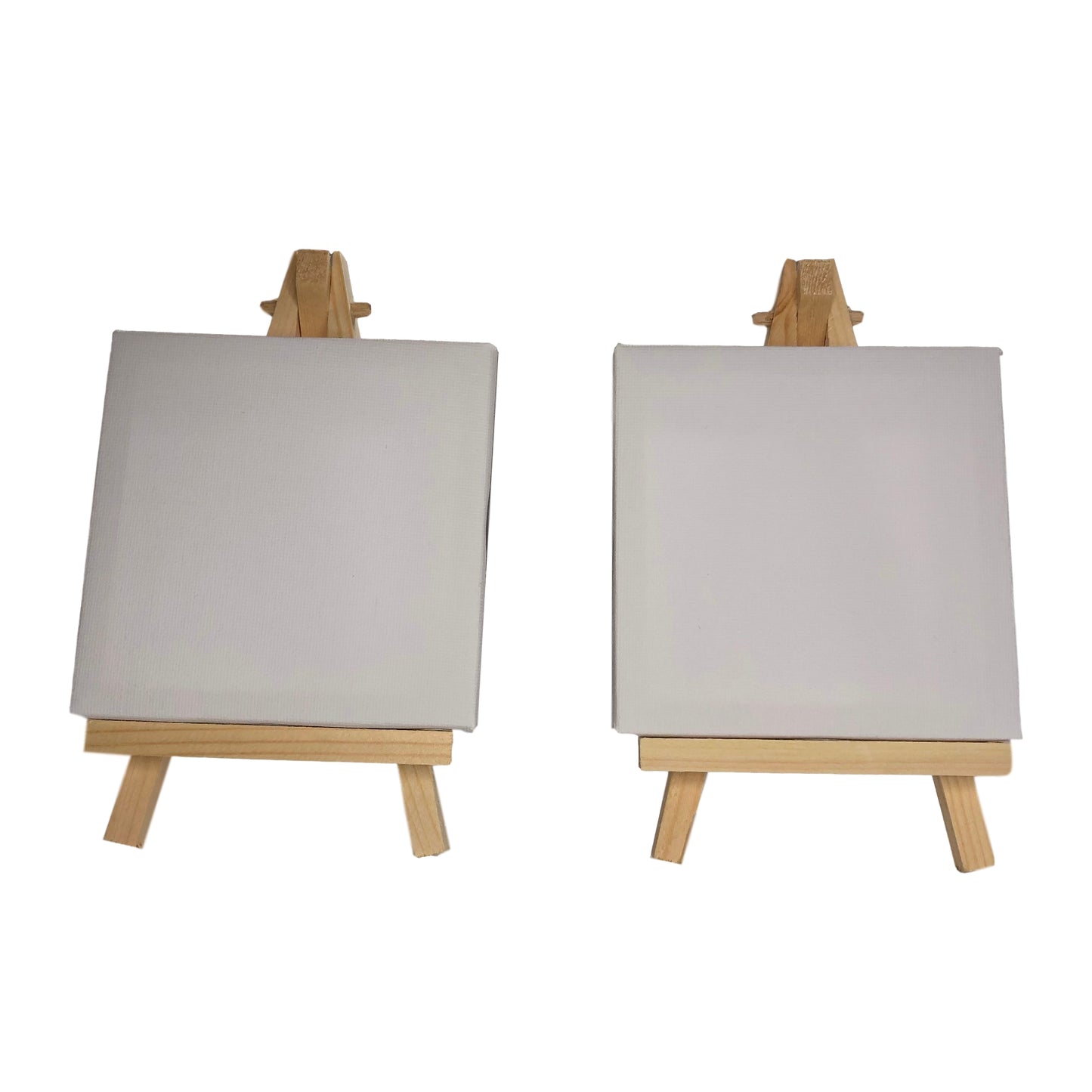 Mini Easel and Canvas Set