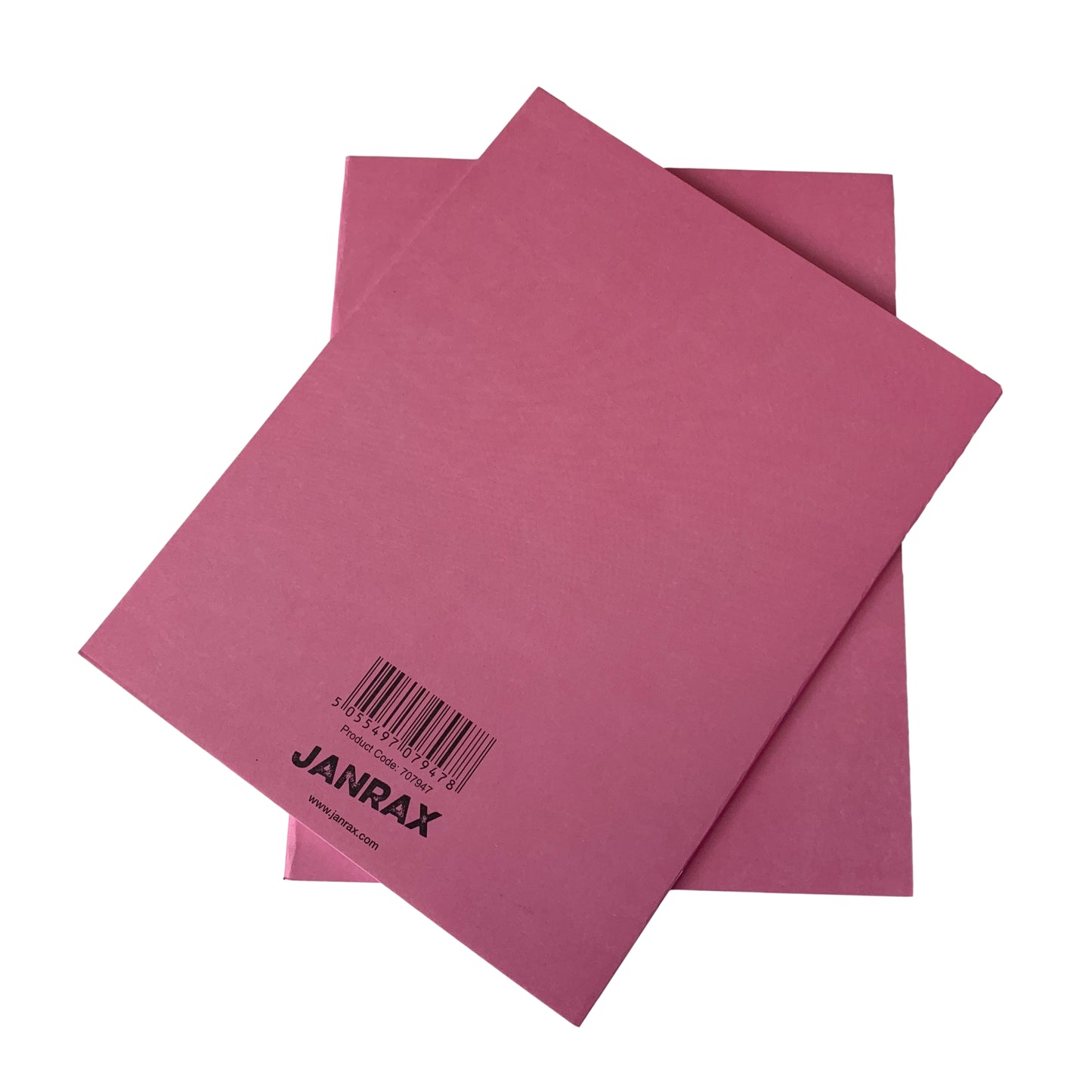 Janrax 9x7" Pink 80 Pages Feint and Ruled Exercise Book