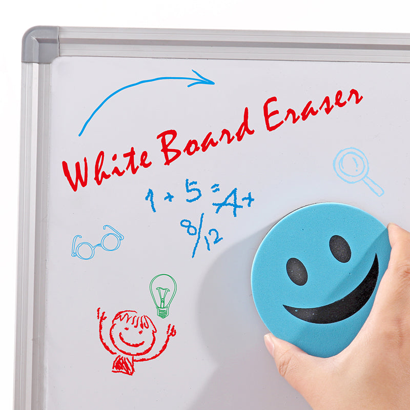 Smiley Face Design Magnetic Whiteboard Eraser