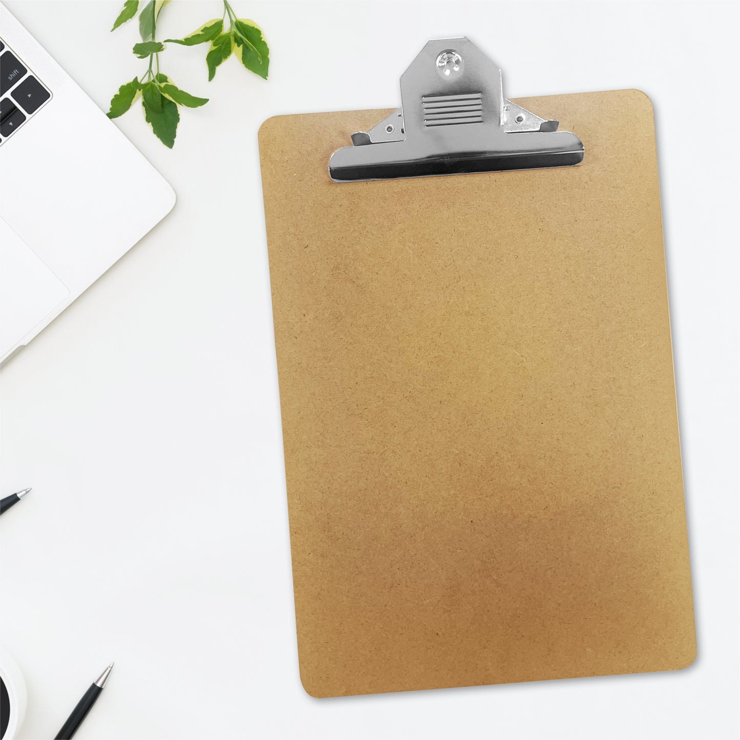 Janrax Foolscap MDF Clipboard with Butterfly Clip (A4 Plus)