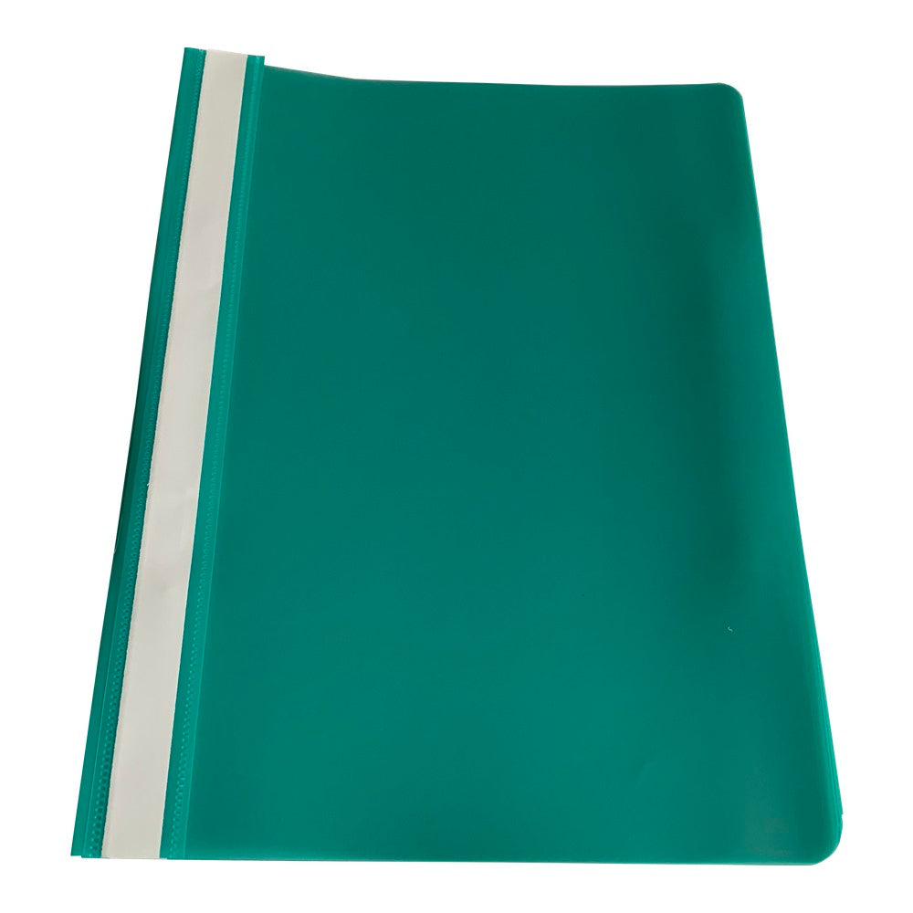 Pack of 12 Green A4 Project Folders by Janrax