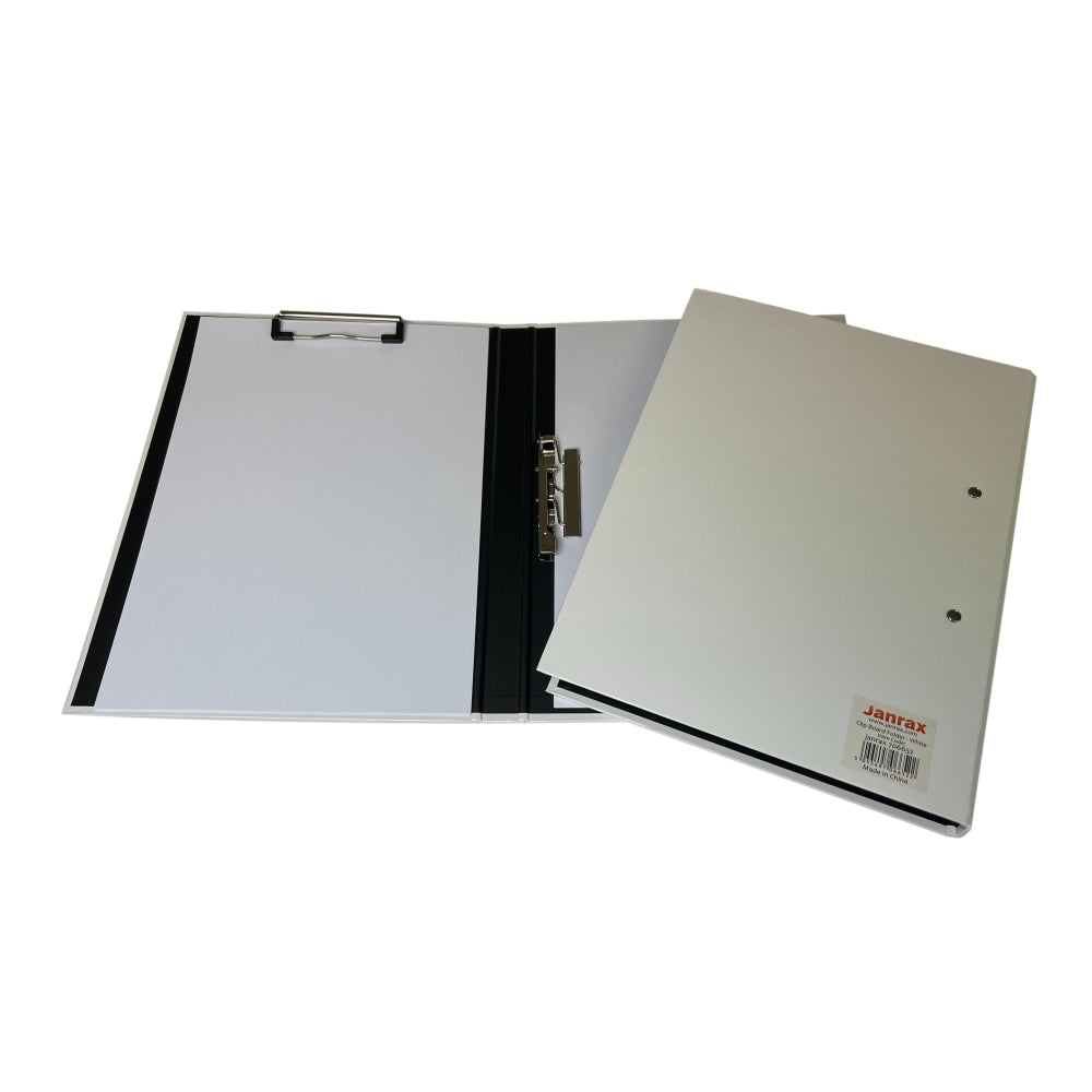 White A4 Clipboard Document Clamp File Folder