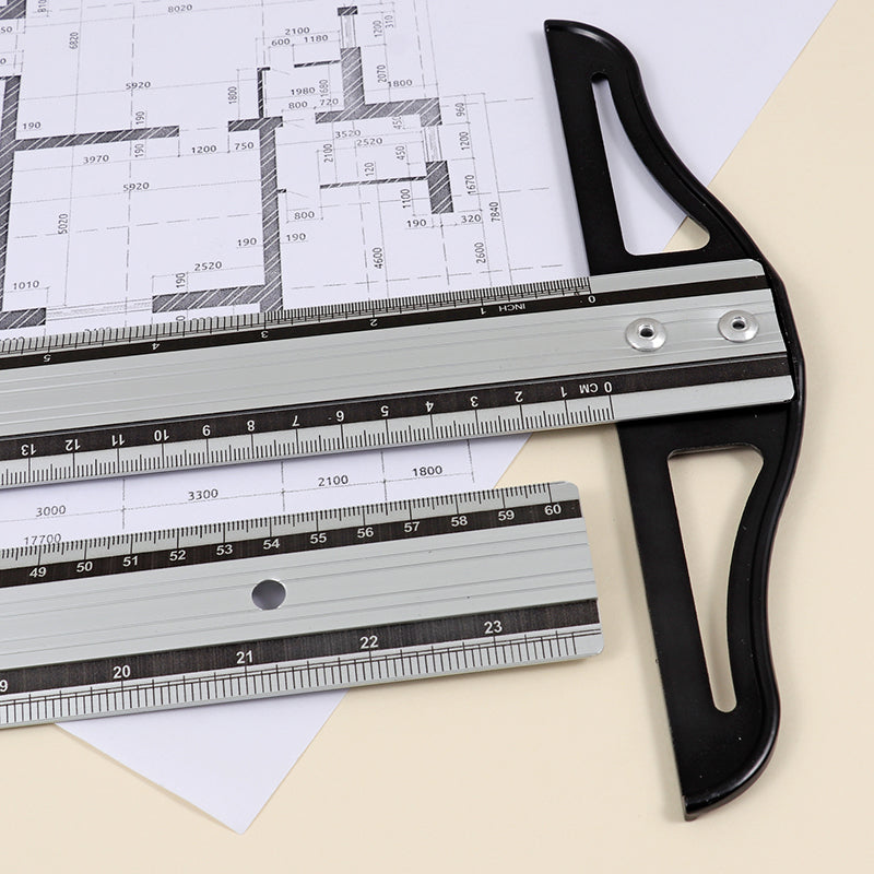 60cm Aluminium T-Square Ruler