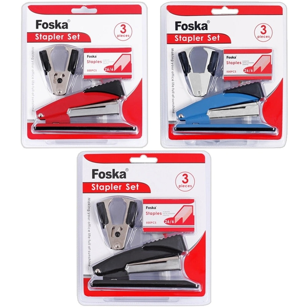 3 Piece Stapler Set