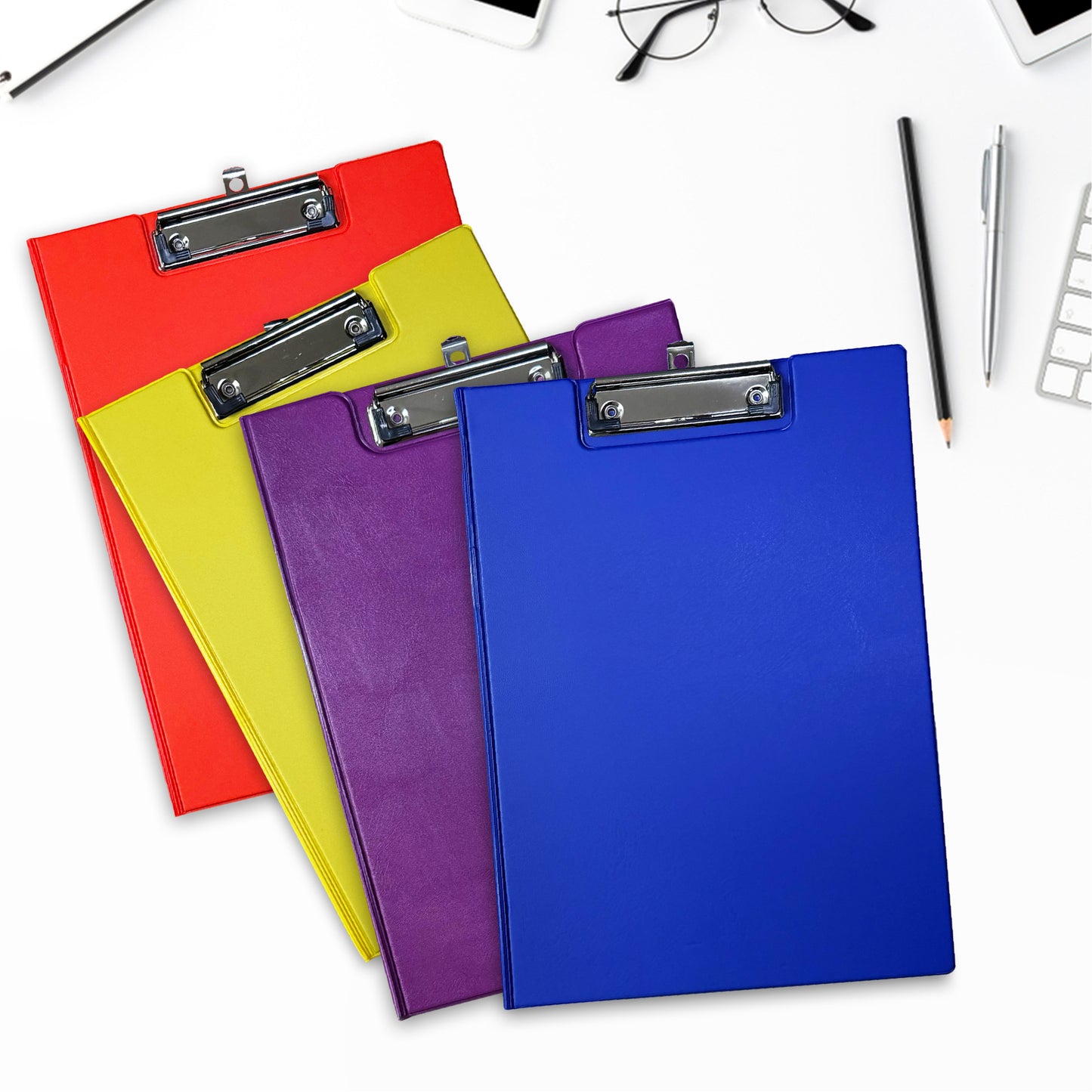 Janrax A4 Blue Foldover Clipboard