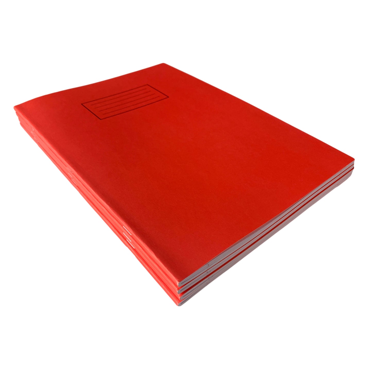 Janrax A4 Red 80 Pages Feint and Ruled Exercise Book