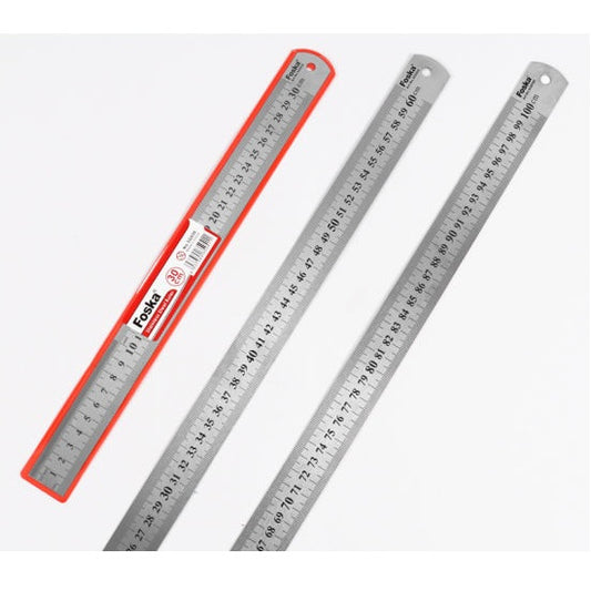 30cm Double Sided Stainless Steel Ruler