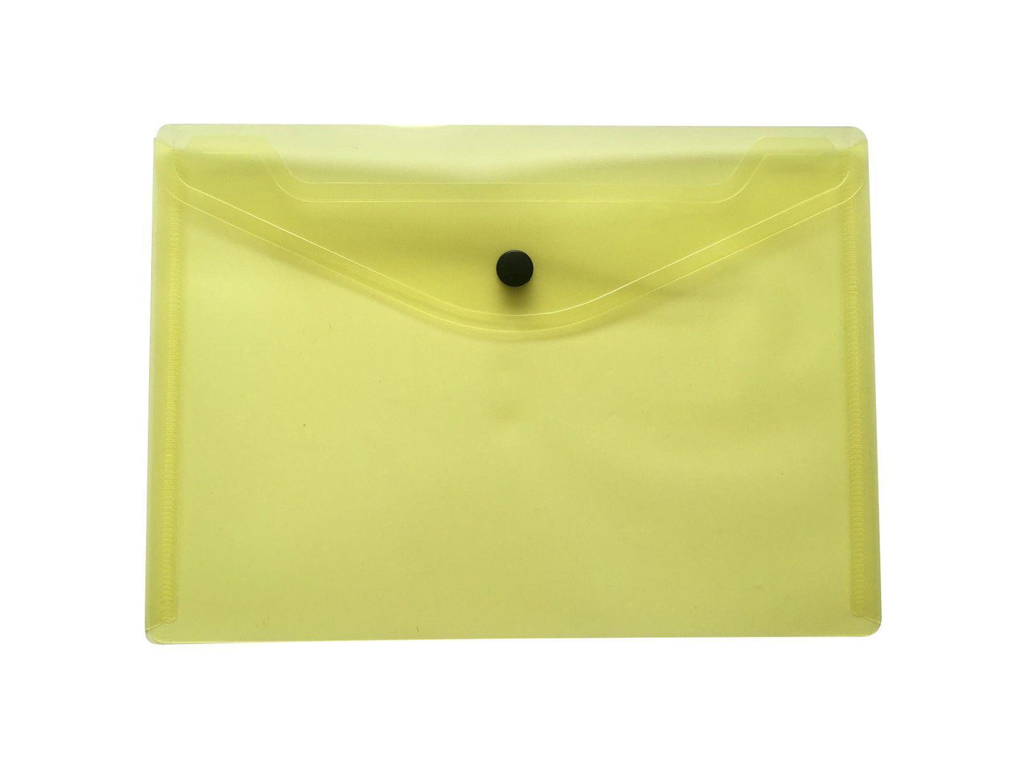 Pack of 12 Janrax A5 Yellow Document Wallets