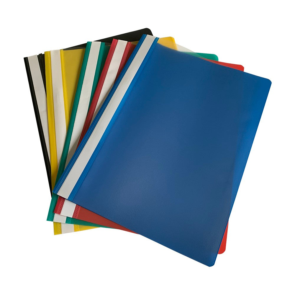 Pack of 12 Blue A4 Project Folders by Janrax