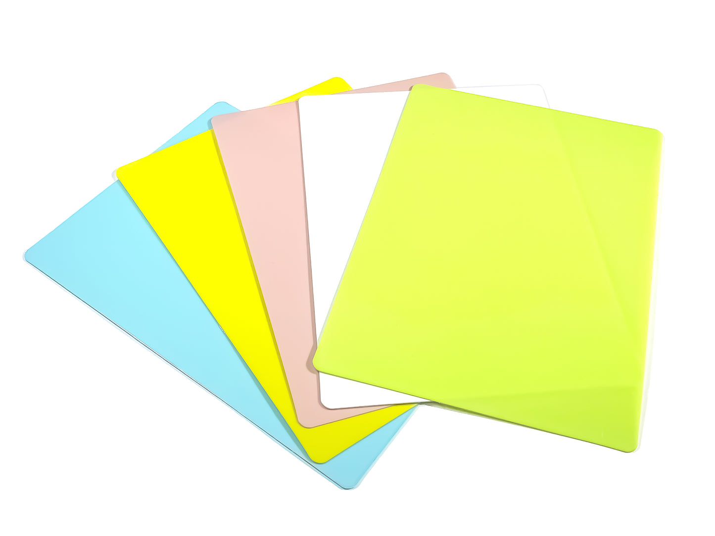 Pack of 12 Yellow Coloured A4 Whiteboards