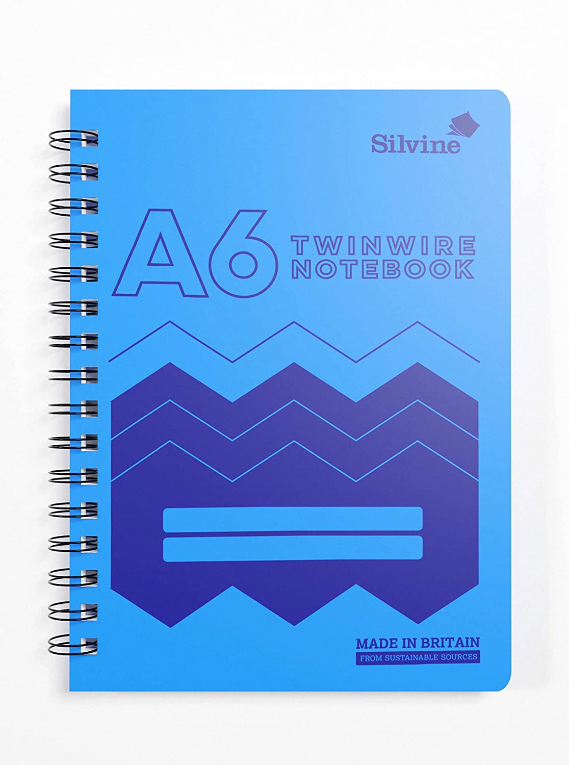 A6 160 Pages Twin Wire Notebook with Durable Wipe Clean Cover