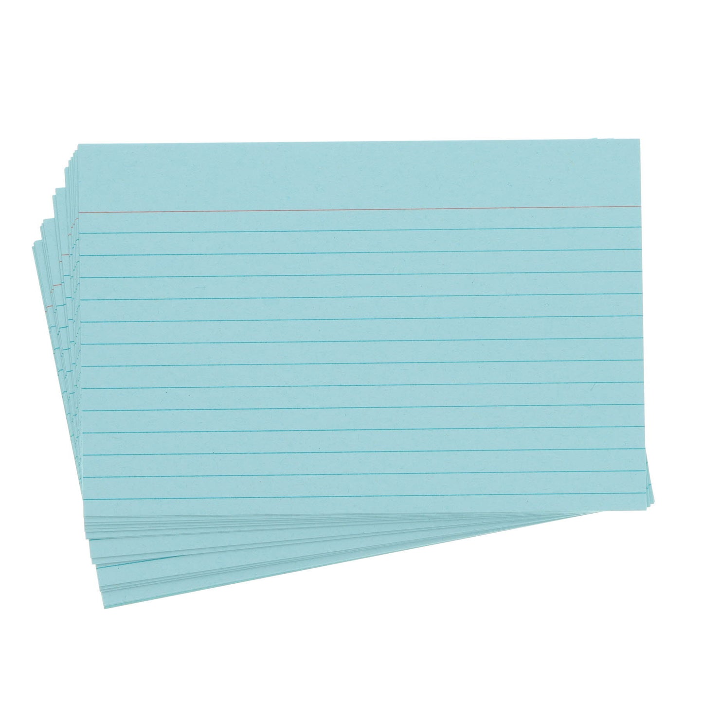 Pack of 100 6" x 4" Ruled Record Assorted Colour Cards by Concept