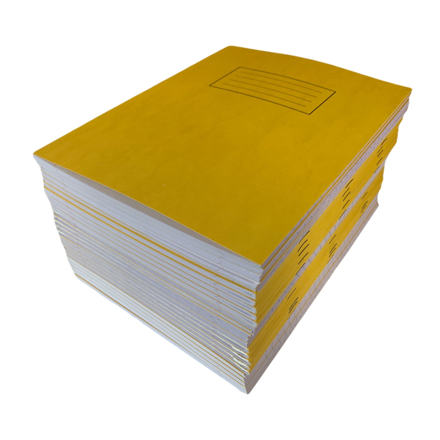 Janrax 9x7" Yellow 80 Pages Feint and Ruled Exercise Book