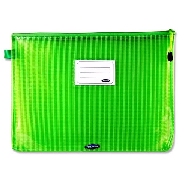 A4+ Extra Durable Caterpillar Green Mesh Wallet by Premto