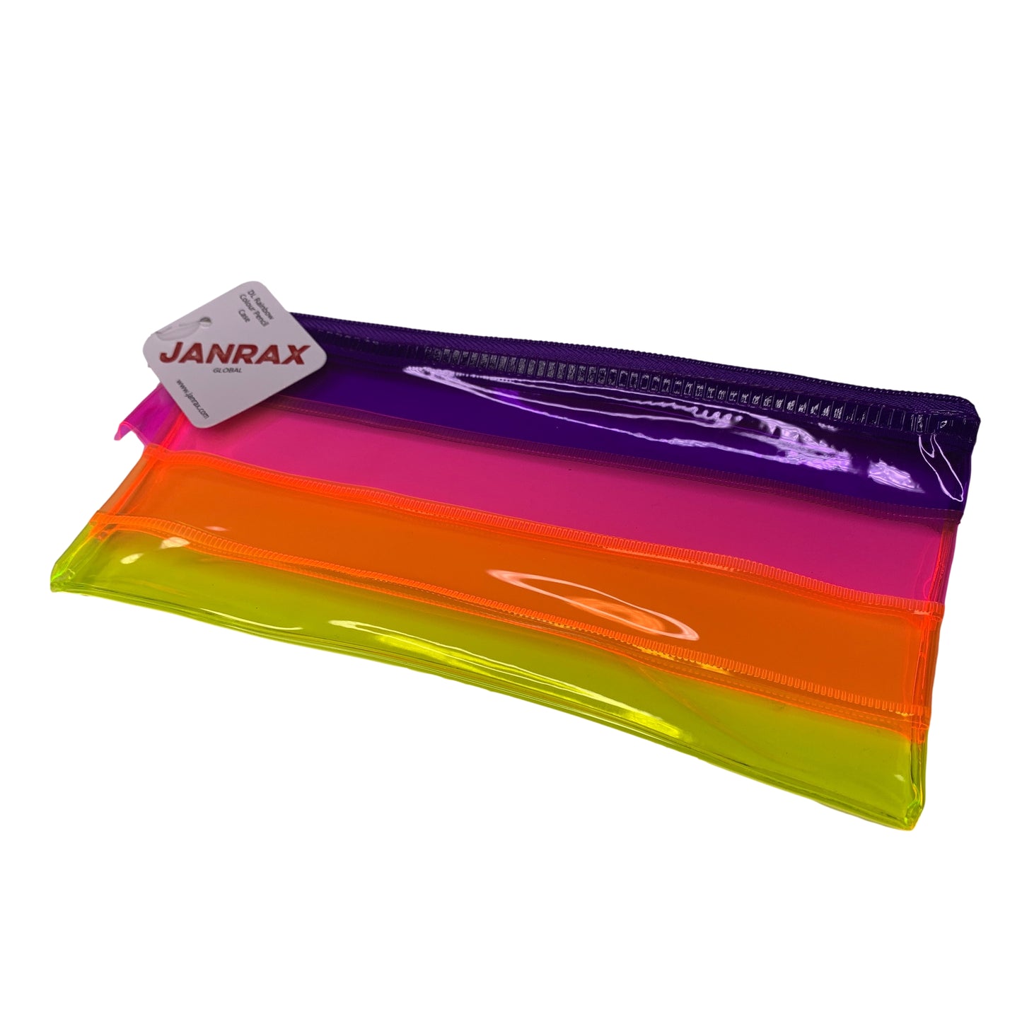 DL Rainbow Coloured Rainbow Pencil Case