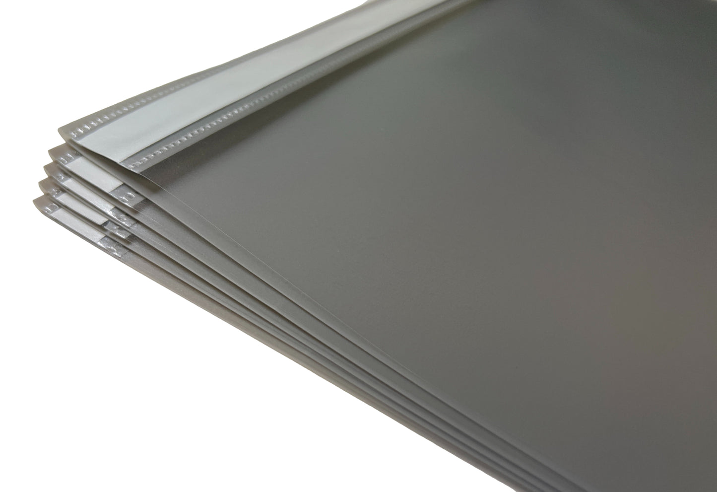 Pack of 12 Grey A4 Project Folders by Janrax