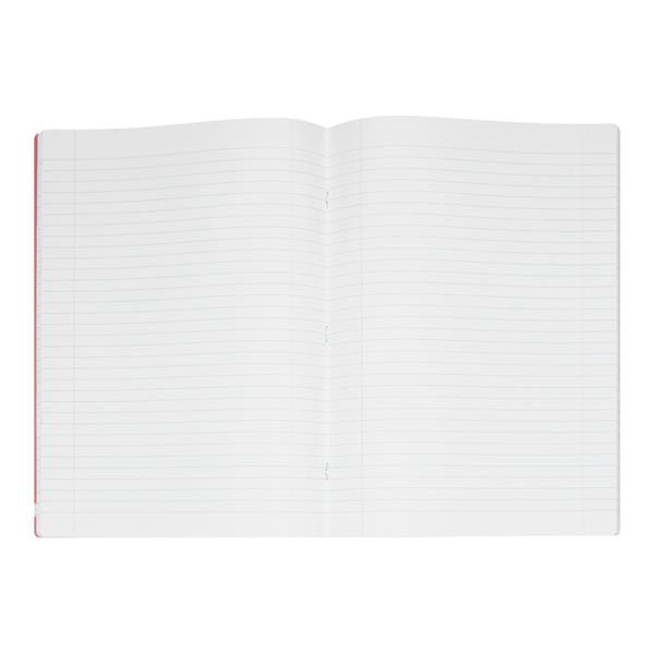 A4 120 Pages Ketchup Red Durable Cover Manuscript Book by Premto