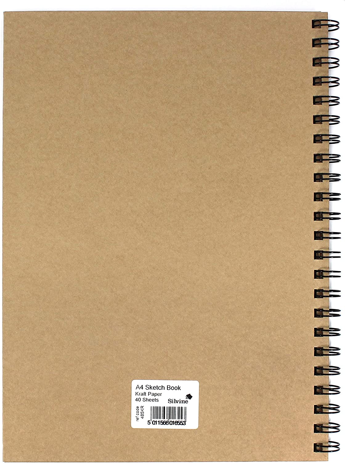 A4 40 Pages Twin Wire Kraft Sketch Book