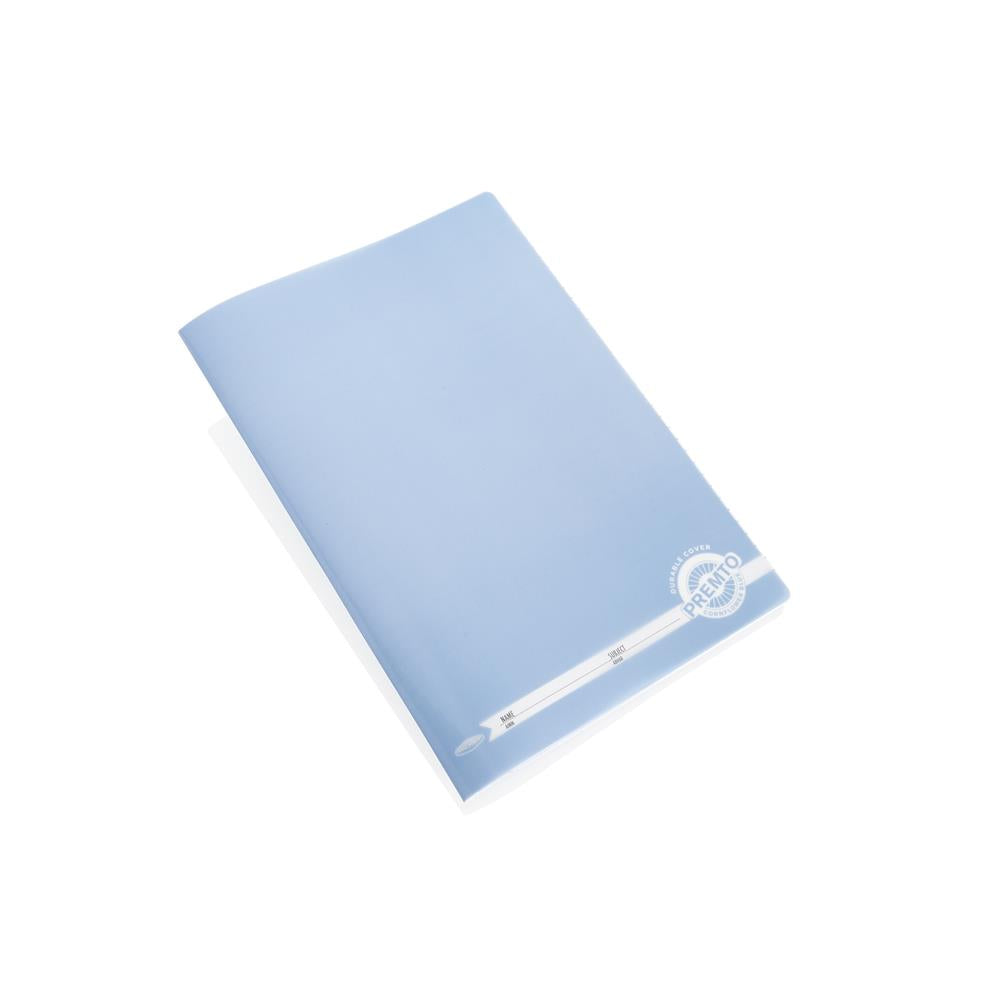 A4 120 Pages Pastel Cornflower Blue Durable Cover Manuscript Book by Premto