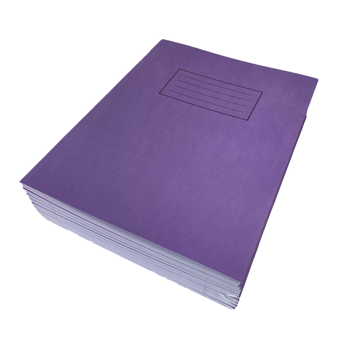 Janrax 9x7" Purple 80 Pages Feint and Ruled Exercise Book