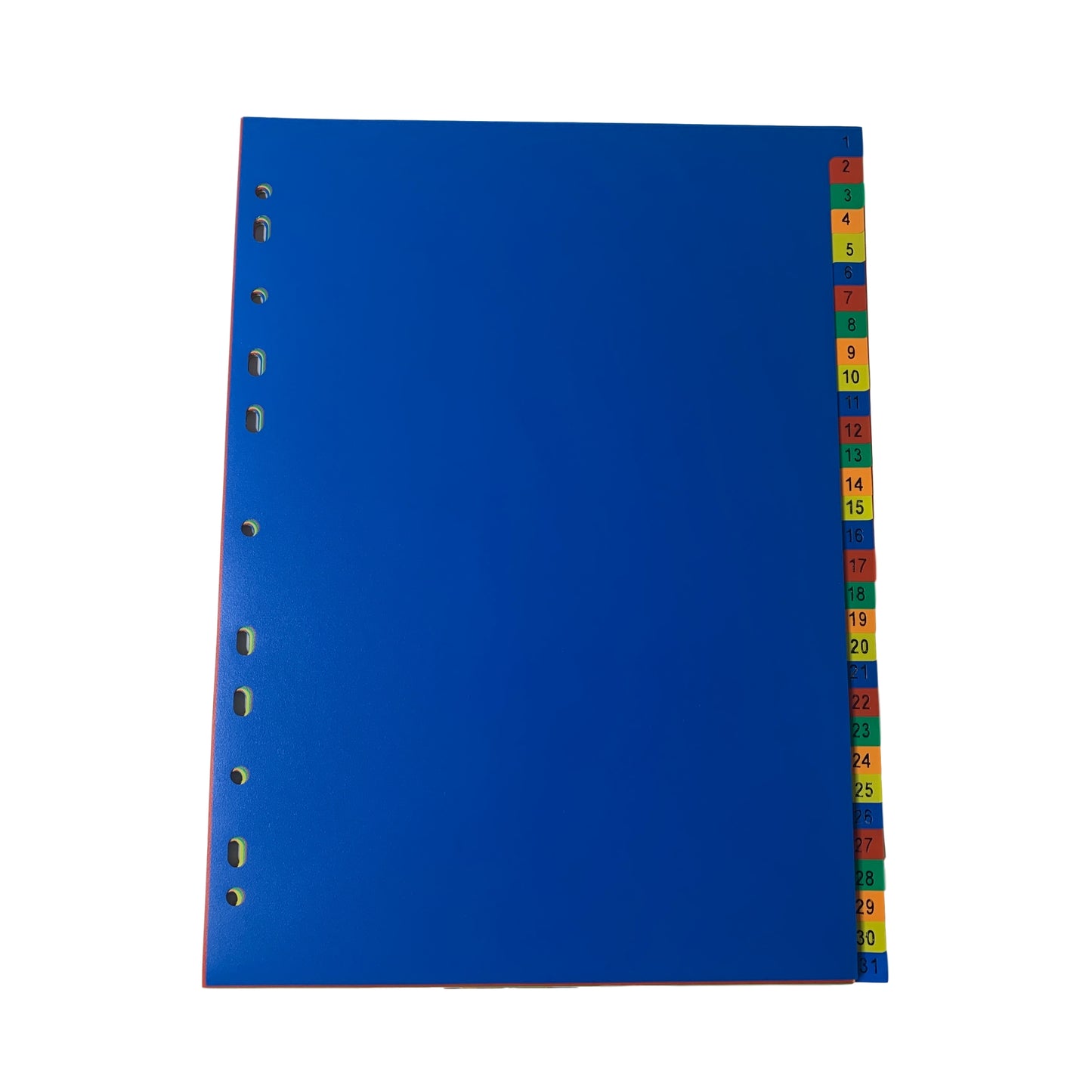 A4 31 Part Polypropylene Dividers with Reinforced Index Cover