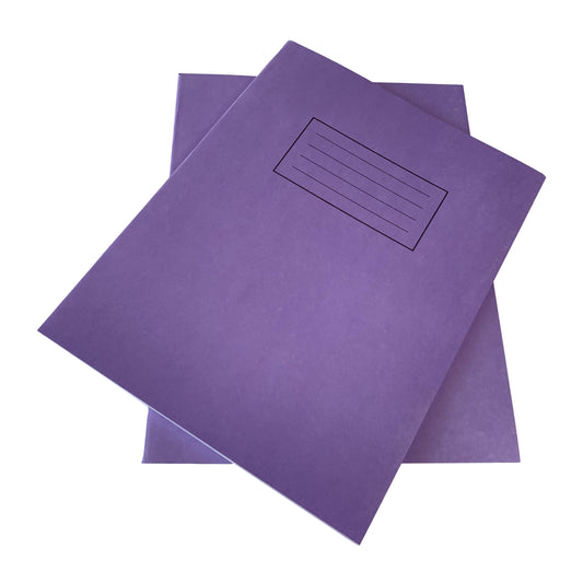 Janrax 9x7" Purple 80 Pages Feint and Ruled Exercise Book