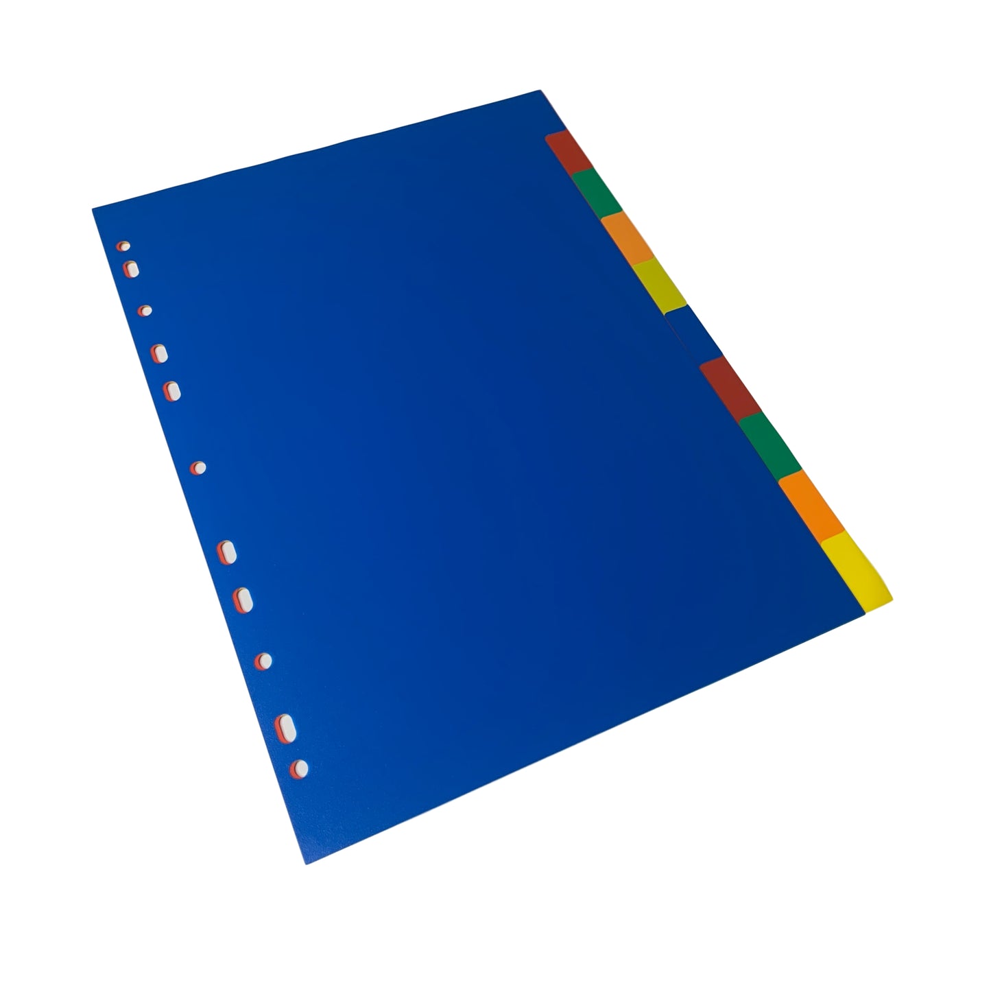 A4 10 Part Polypropylene Dividers with Reinforced Index Cover