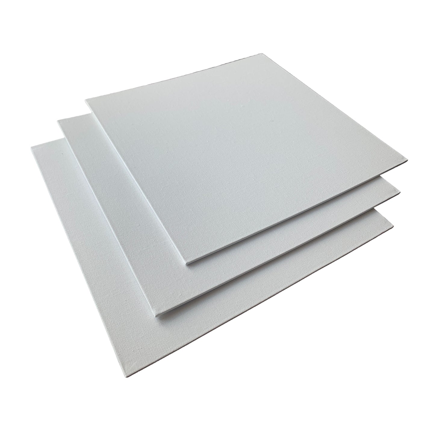 30x30cm Blank White Flat Stretched Board Art Canvas By Janrax