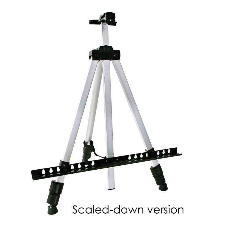 168cm Silver Portable Adjustable Aluminum Alloy Painting Stand Display Tripod Easel