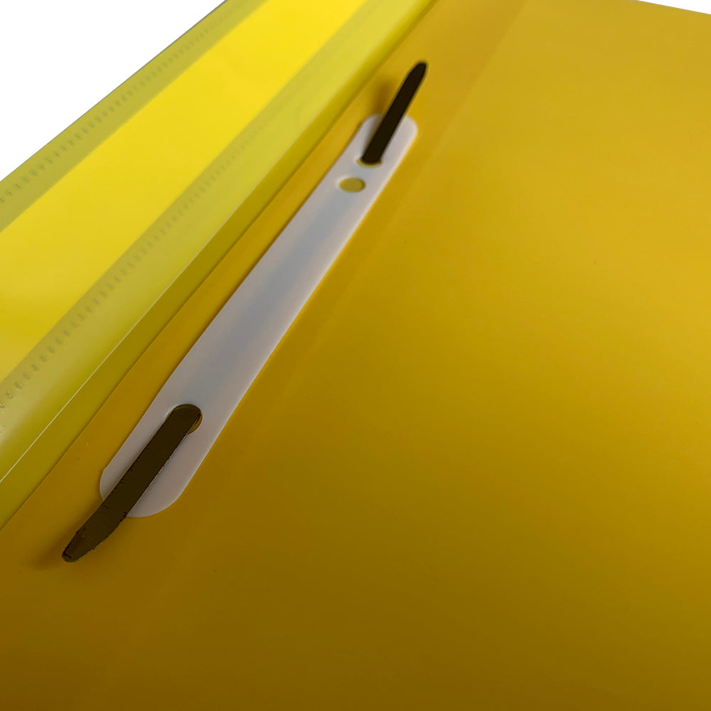 Pack of 12 Yellow A4 Project Folders by Janrax