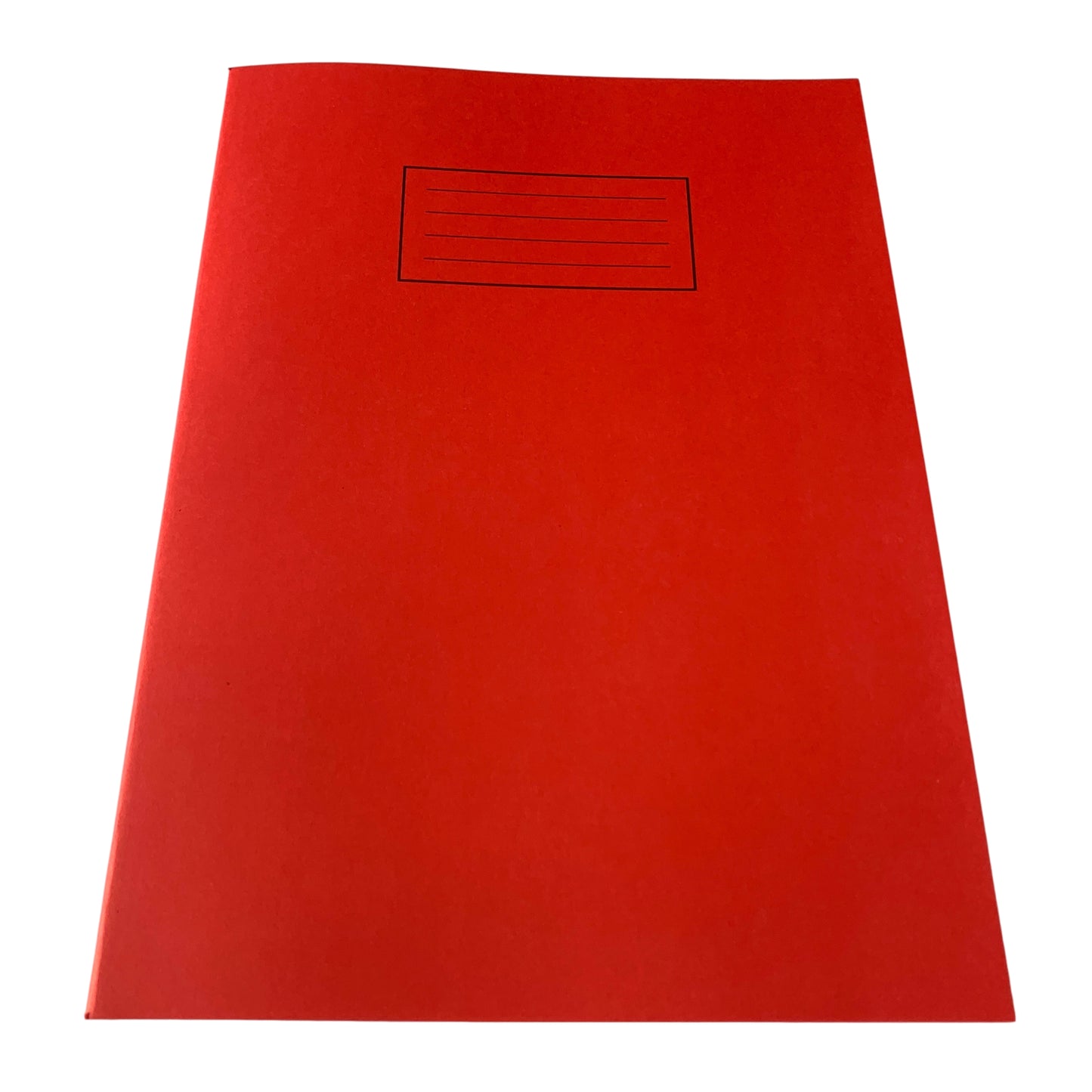 Janrax A4 Red 80 Pages Feint and Ruled Exercise Book