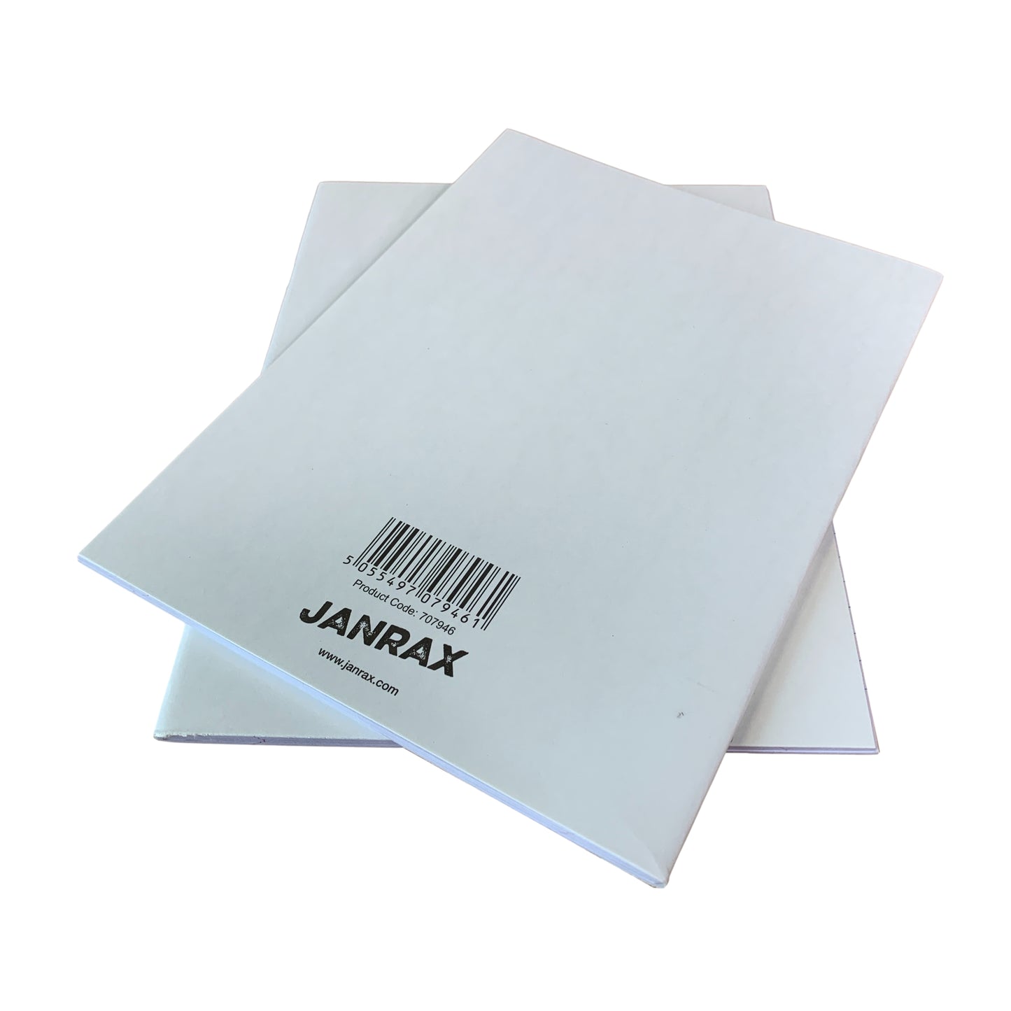 Janrax 9x7" White 80 Pages Feint and Ruled Exercise Book