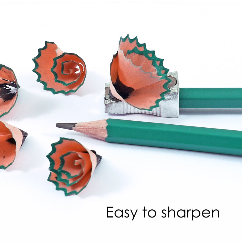 Pack of 12 7'' Wood-Free Flexible Plastic Sharpened HB Pencil