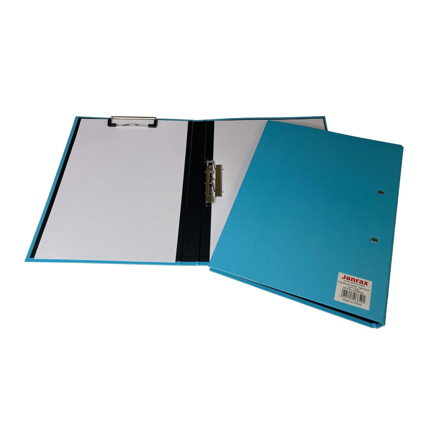 Light Blue A4 Clipboard Document Clamp File Folder