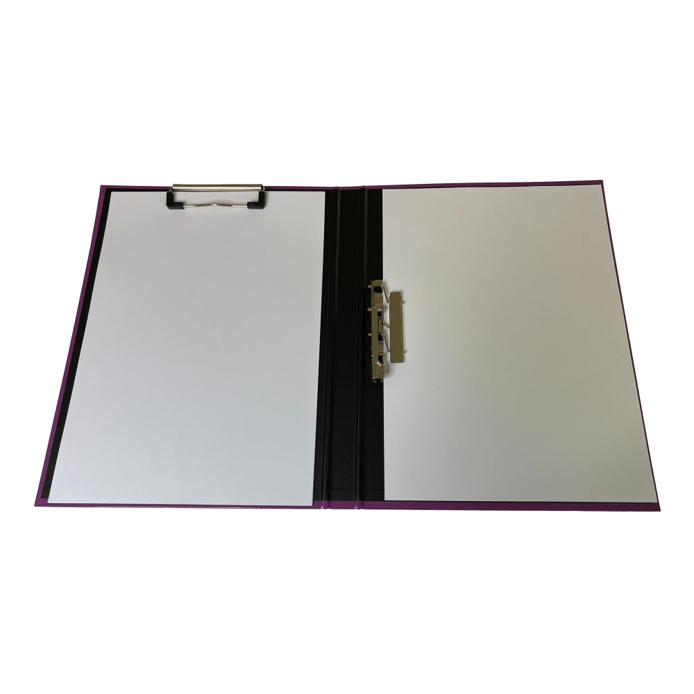 Purple A4 Clipboard Document Clamp File Folder